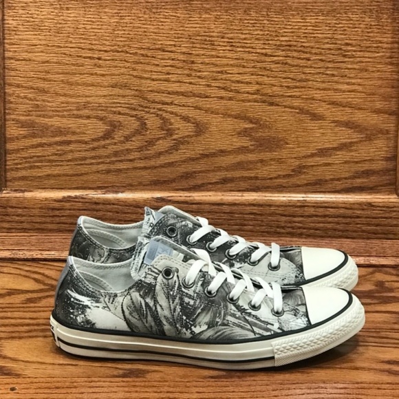 Converse CTAS Ox Dolphin Black Egret Shoes - Picture 2 of 6